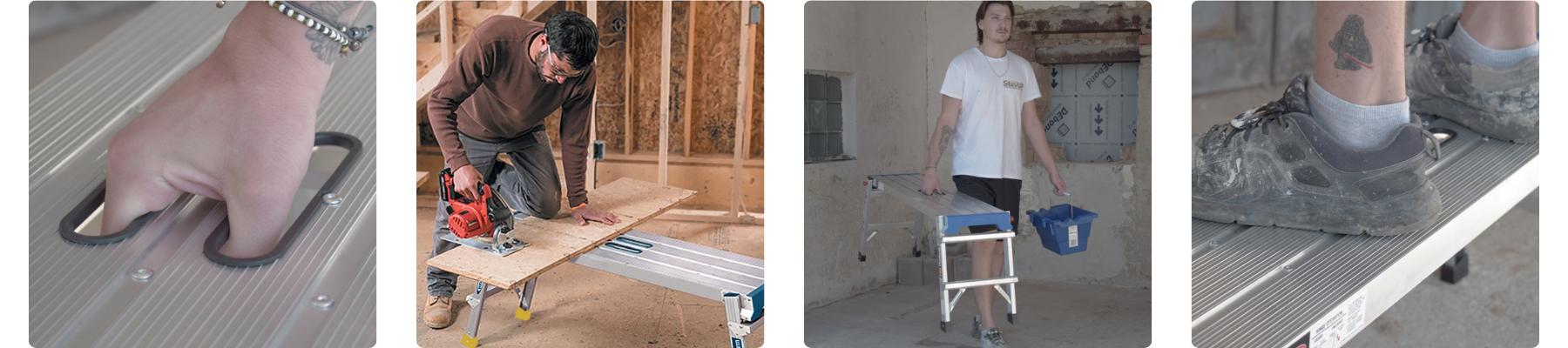 Naslapana plosina AP25 Werner detail 2